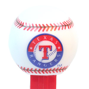 PEZ - Sports Promos - MLB Balls - Ball - Texas Rangers