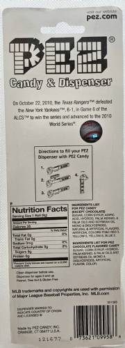 PEZ - Sports Promos - MLB Balls - Ball - Texas Rangers