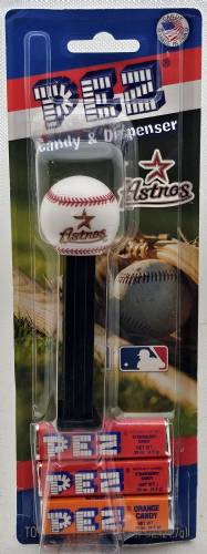 PEZ - Sports Promos - MLB Balls - Ball - Houston Astros