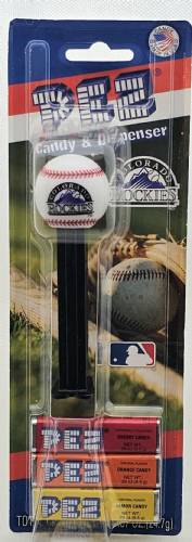 PEZ - Sports Promos - MLB Balls - Ball - Colorado Rockies