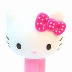 PEZ - Hello Kitty  Polka-dot dark pink bow