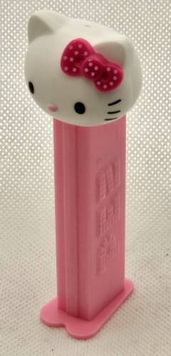 PEZ - Hello Kitty - Skulls - Hello Kitty - Polka-dot dark pink bow