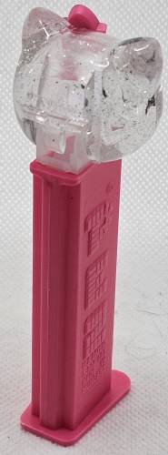 PEZ - Skulls - Glittery crystal head with skull in black bow