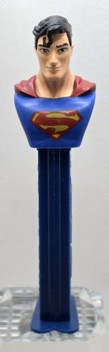 © Bryan Whalen PEZ - Justice League - DC - Superman - dull logo, long eyebrow - A