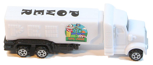 PEZ - Swedish Pez Gathering - 2010 - Truck - White truck, white stem