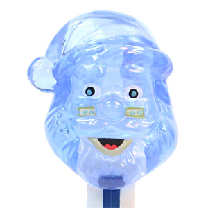 PEZ - Finnish Pez Gathering - 2011 - Santa Claus - Blue Crystal Head - E