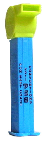 PEZ - Convention - PCN - 2011 - Coach Whistle - Yellow