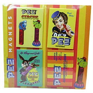 PEZ - Magnets - Retro Magnet Set - A