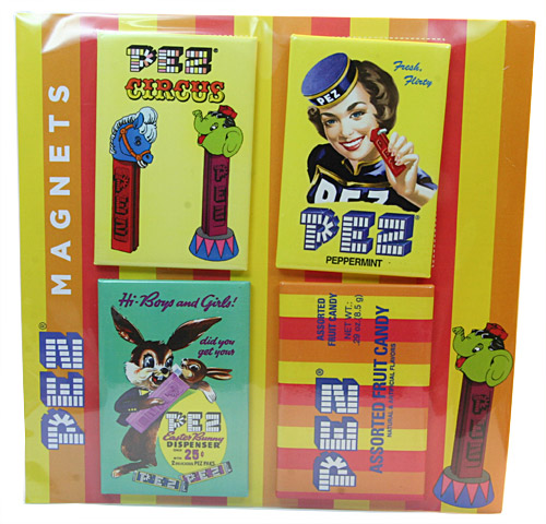 PEZ - Magnets - Retro Magnet Set - A