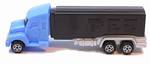 PEZ - Truck with V-Grill Blue cab, light black trailer