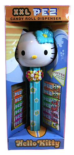 PEZ - Hello Kitty - Hawaiian Hello Kitty - Light Pink Flower