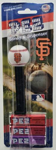 PEZ - Sports Promos - MLB Balls - Ball - San Francisco Giants - B