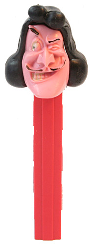 PEZ - Disney Classic - Peter Pan - Captain Hook - Pink Face