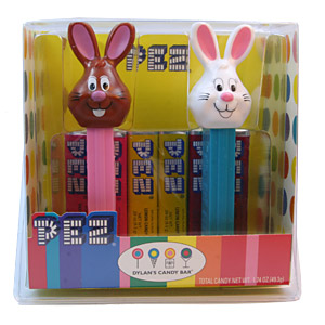 PEZ - Easter - Dylan's Chocolate and Vanilla Bunny Set