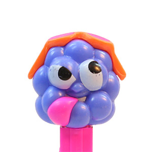 PEZ - Burlingame PEZ Museum - Sour Blue Raspberry - Purple Head