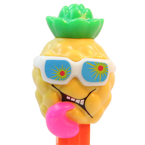 PEZ - Burlingame PEZ Museum - Sour Pineapple - Yellow Head