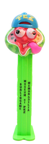 MoMoPEZ - Burlingame PEZ Museum - Sour Watermelon - Light Green Head - PEZ