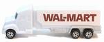 PEZ - Walmart 1981  Truck with V-Grill - White cab, white trailer