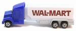 PEZ - Walmart 1981  Truck with V-Grill - Blue cab, white trailer