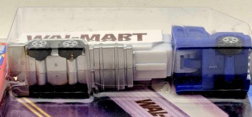 PEZ - Advertising Walmart 1981 - Truck with V-Grill - Blue cab, white trailer