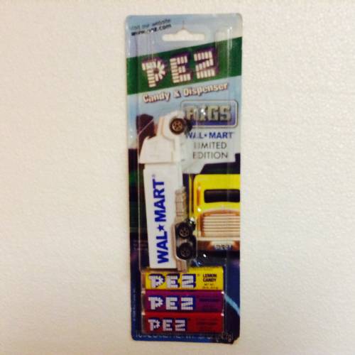 PEZ - Advertising Walmart 1992 - Truck - White cab, white trailer