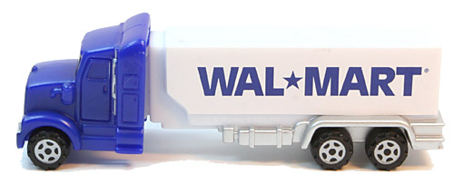 PEZ - Advertising Walmart 1992 - Truck - Blue cab, white trailer