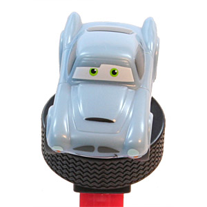 PEZ - Cars - Magnetic Pull & Go - Finn McMissile - B