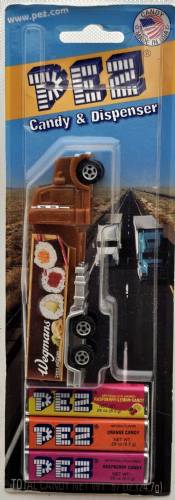 PEZ - Advertising Wegmans - Truck - Brown cab, sushi