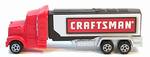 PEZ - Craftsman  Truck - Orange cab, white trailer