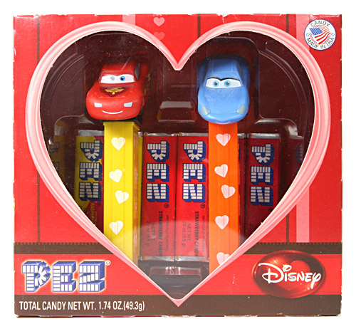 PEZ - Cars - Collectors Set - Lightning McQueen and Sally Heart Set - B