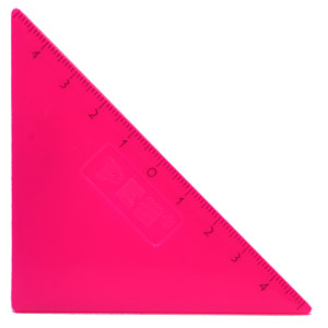 PEZ - Rulers - Triangle - Pink
