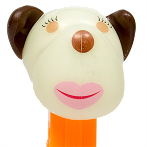 PEZ - AWL / SOS - Halloween 2011 - Barkina - White GITD Head