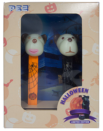 PEZ - AWL / SOS - Halloween 2011 - Barkina - White GITD Head