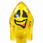 PEZ - Naughty Neil  Crystal Yellow on Yellow with red imprint