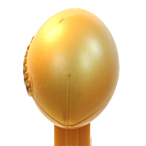 PEZ - PEZ Sportz - Gold Football - brown stitch