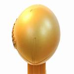 PEZ - Gold Football  brown stitch