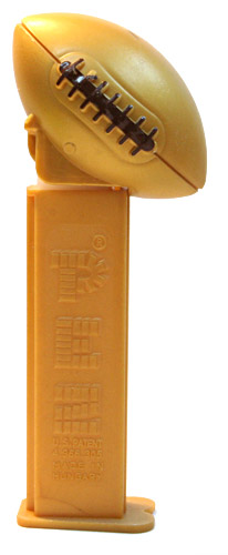 PEZ - PEZ Sportz - Gold Football - brown stitch