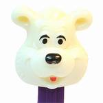 PEZ - Icee Bear  Ivory Head, Ivory Face, No Mark, Smooth Eyes