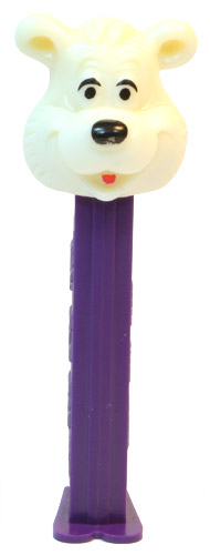 PEZ - PEZ Miscellaneous - Icee Bear - Ivory Head, Ivory Face, No Mark, Smooth Eyes