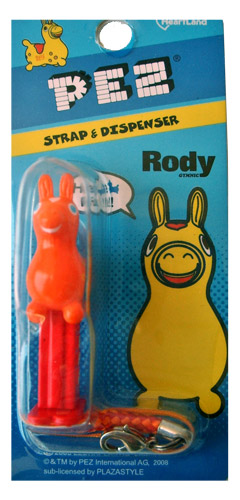 PEZ - Mini PEZ - Rody with Strap - Rody with Strap - Orange