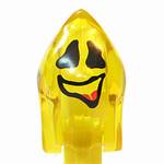 PEZ - Naughty Neil  Crystal Yellow on Yellow with gold imprint