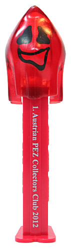 PEZ - 1. Austrian PEZ Collectors Club - Naughty Neil - Crystal Red