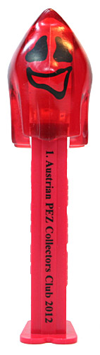 PEZ - 1. Austrian PEZ Collectors Club - Naughty Neil - Crystal Red