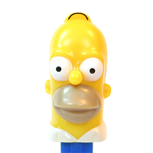 PEZ - Simpsons - Homer Simpson - Black thin hair - B