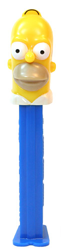 PEZ - Simpsons - Homer Simpson - Black thin hair - B