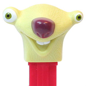 PEZ - Ice Age - Sid - no eyelids open mouth - B