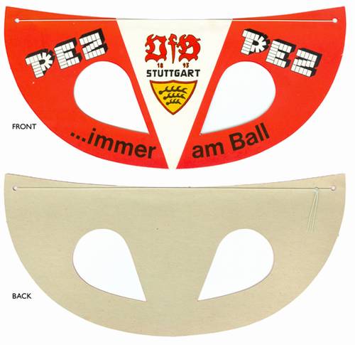 PEZ - Paper Masks - German Soccer - VfB Stuttgart