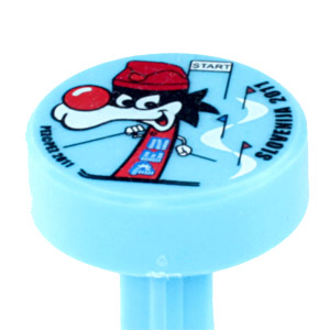 PEZ - Slovenian PEZ 2011 - Puck - Red Cap - Light Blue