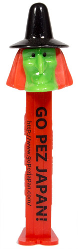 PEZ - Convention - Go Pez Japan - 2010 - Witch - Green Face - D