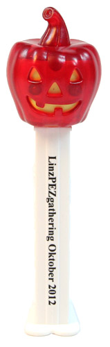 PEZ - Linz Gathering - 2012 - Pumpkin - Crystal Red Head - E